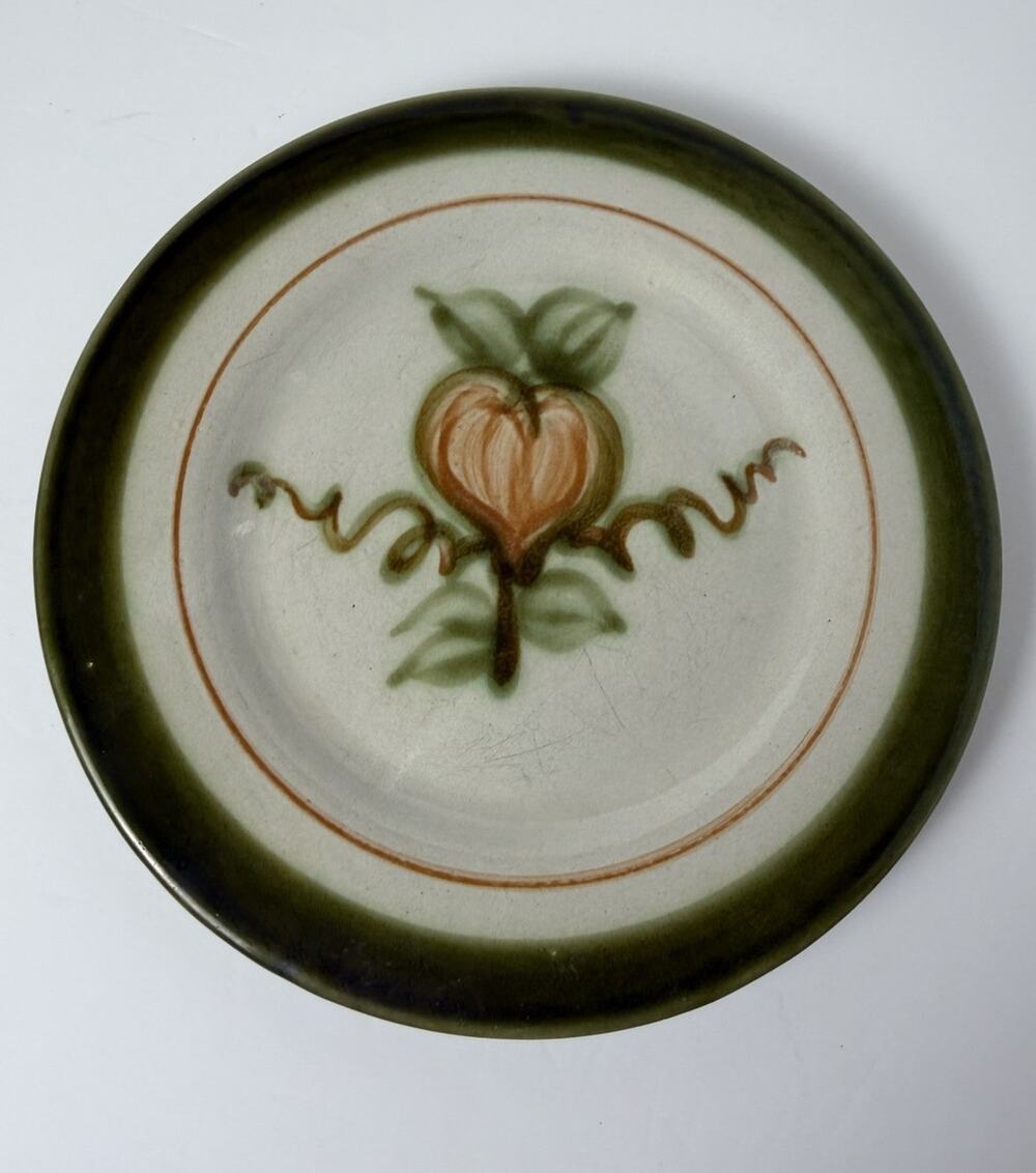 Vintage John B Taylor Harvest Fig 8” Salad Plates Set of 7 Hand Painted